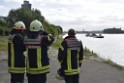 Schiff 1 Koeln in Hoehe der Koelner Zoobruecke P125